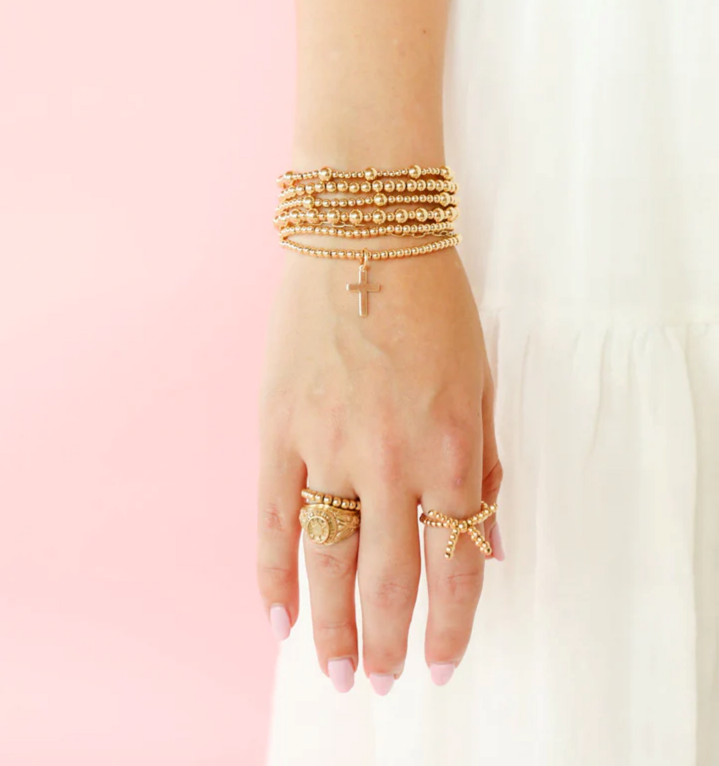 Cross Charm Bracelet