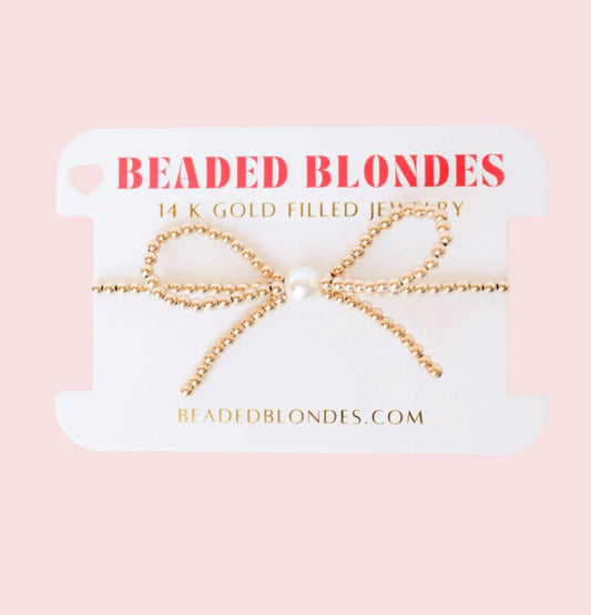 Gold Bow Bracelet