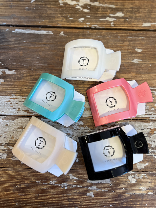 Teleties- Square Flat Clip