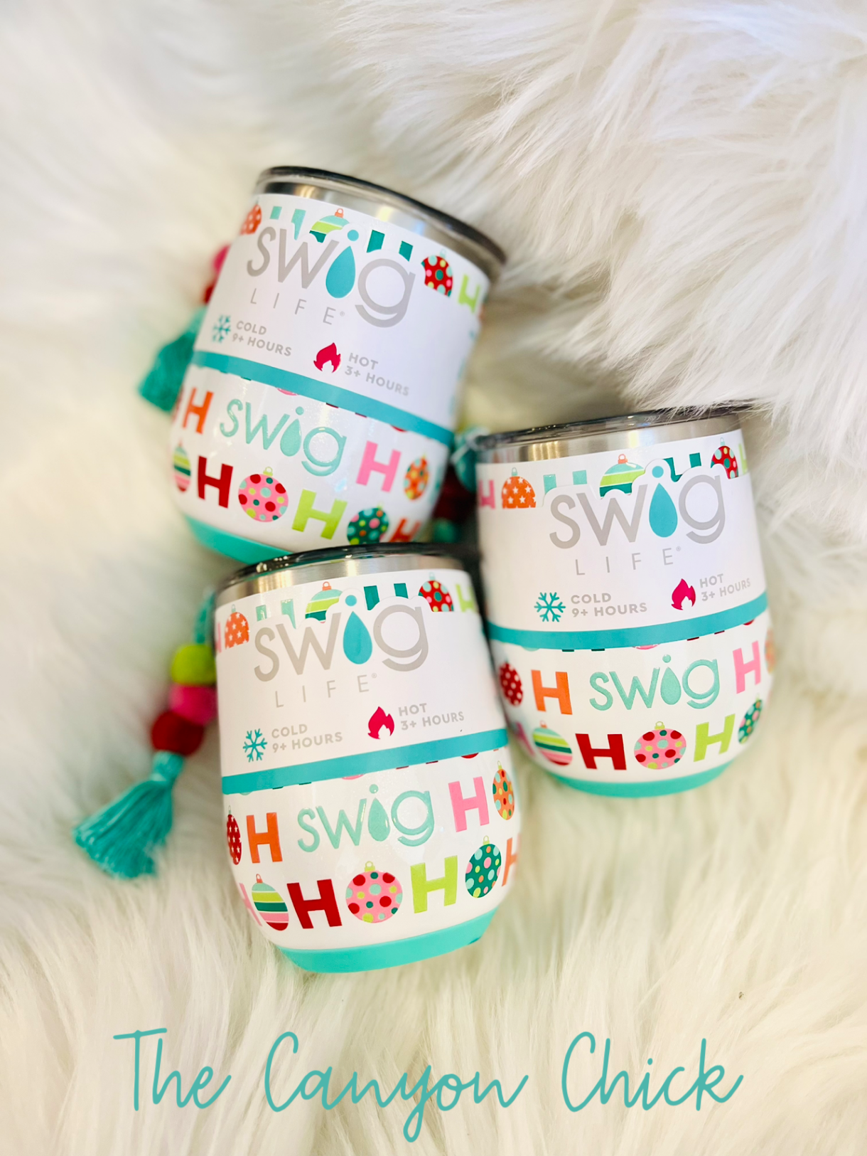 HoHoHo Stemless Wine Cup
