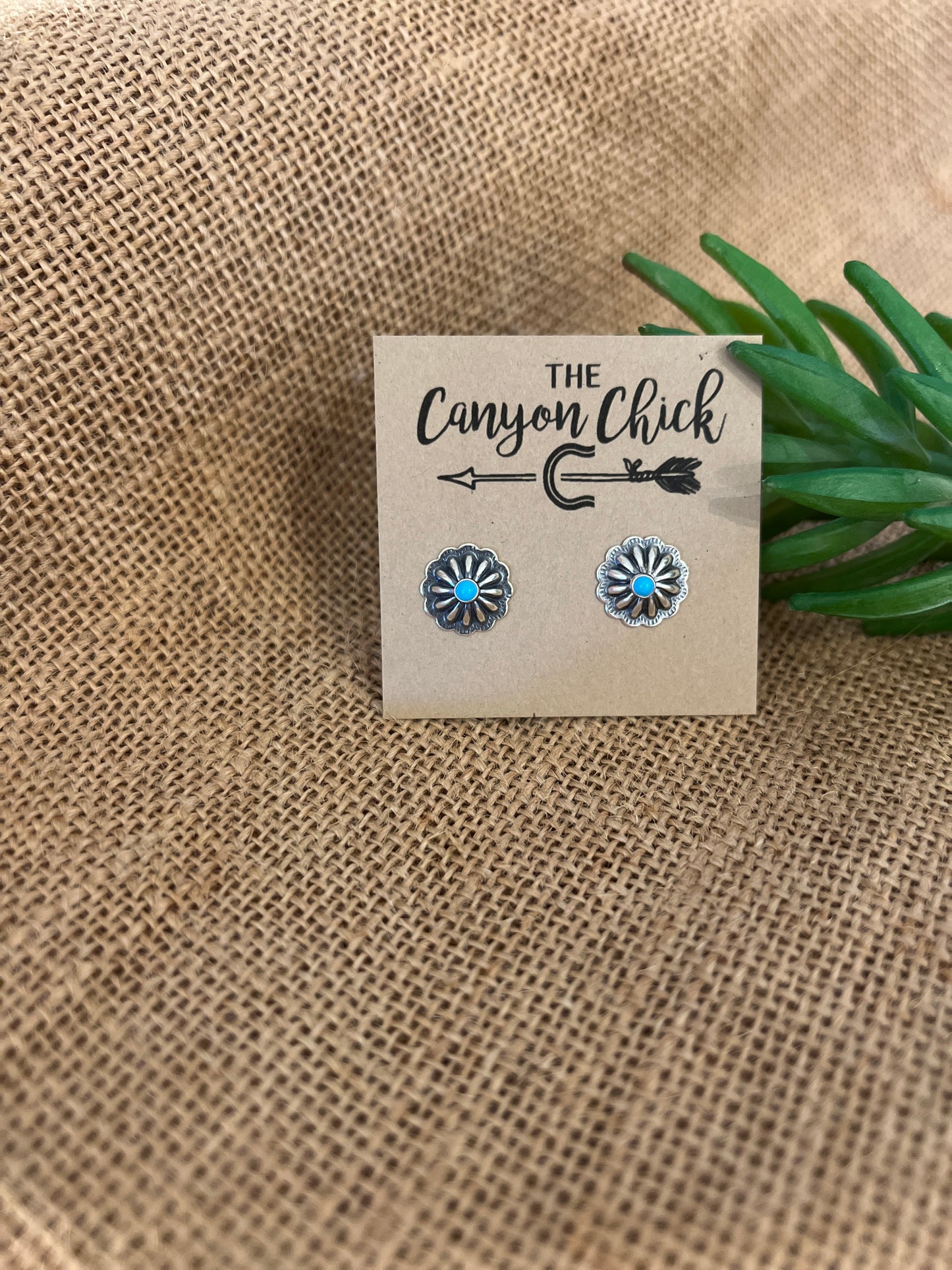 SS Turquoise + Small Concho