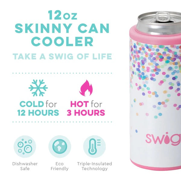 Confetti Party Skinny Can Cooler