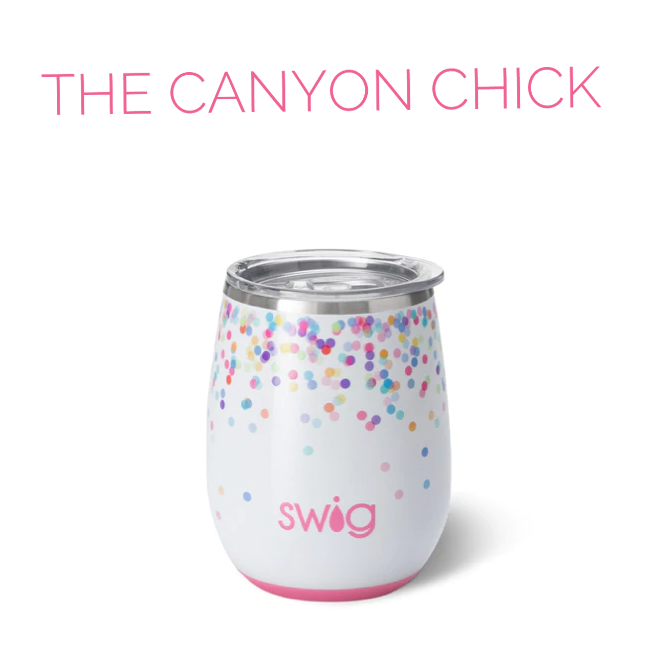 Confetti Party Stemless Cup