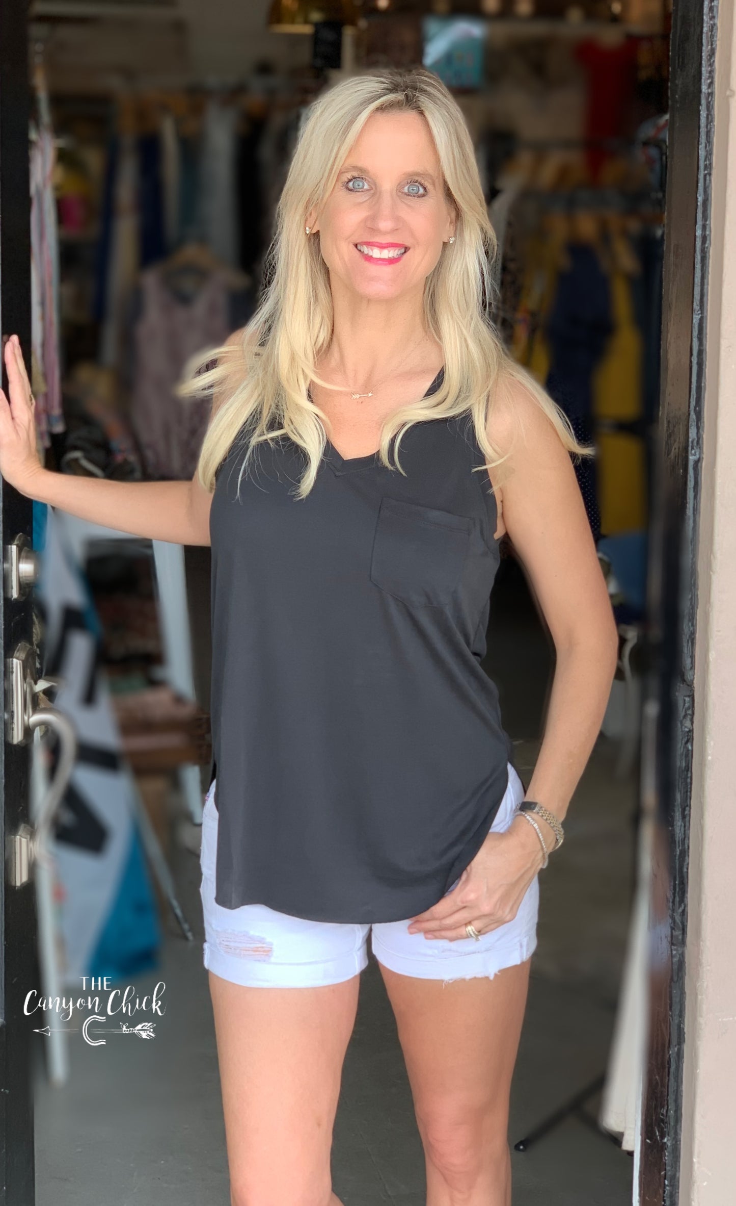 Black Esther Tank