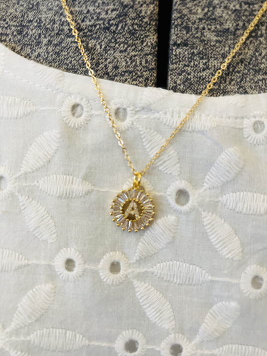 Stellar Burst Initial Necklace