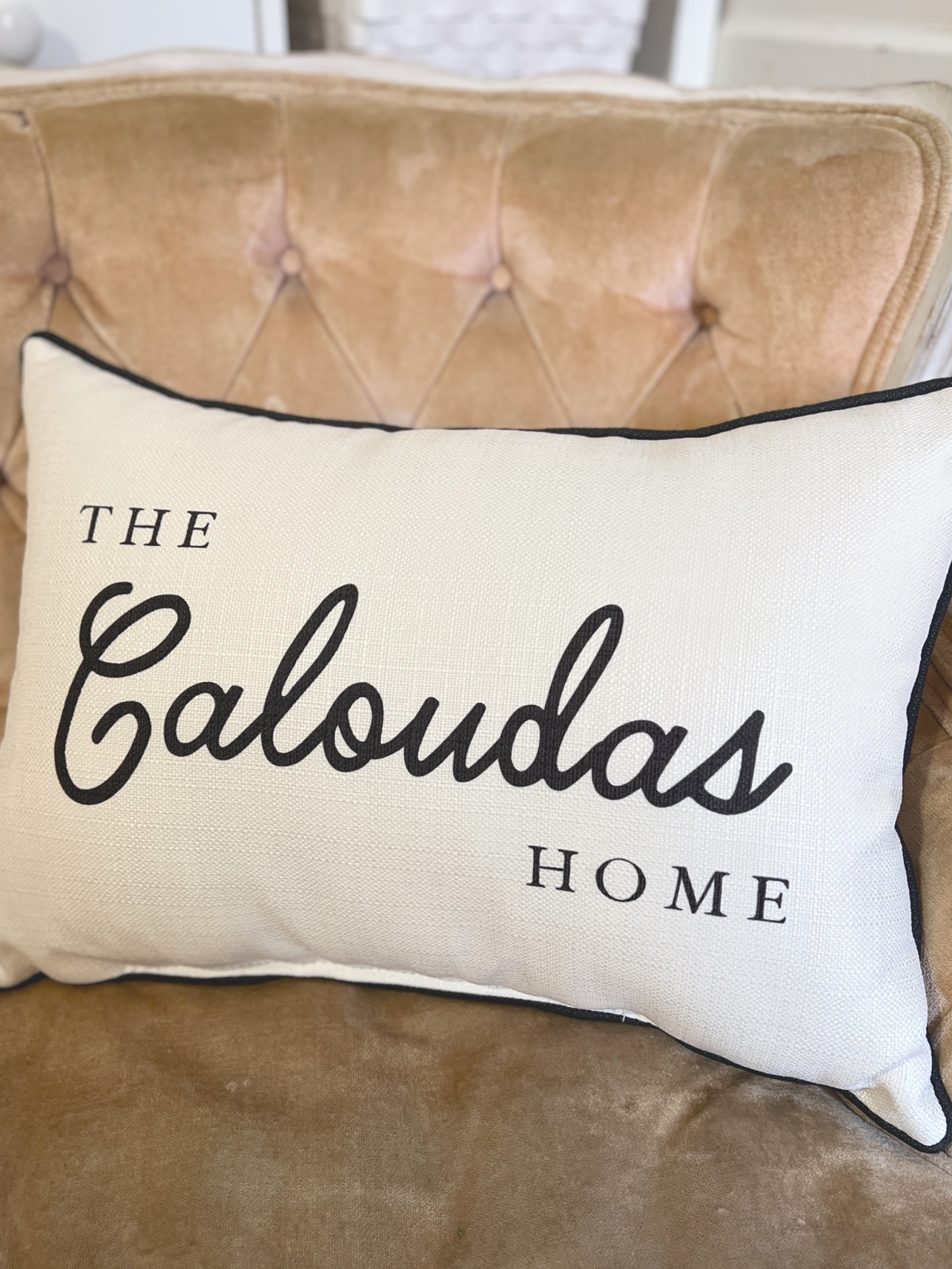 The Family Home Pillow - CUSTOM