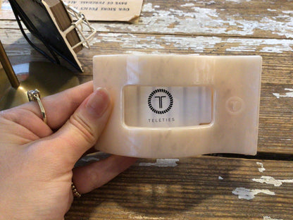 Teleties- Flat Rectangle Clip