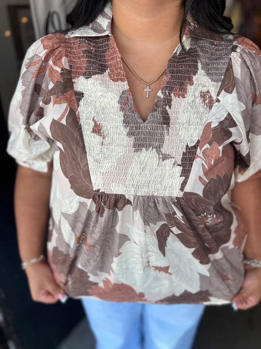 Mocha Floral