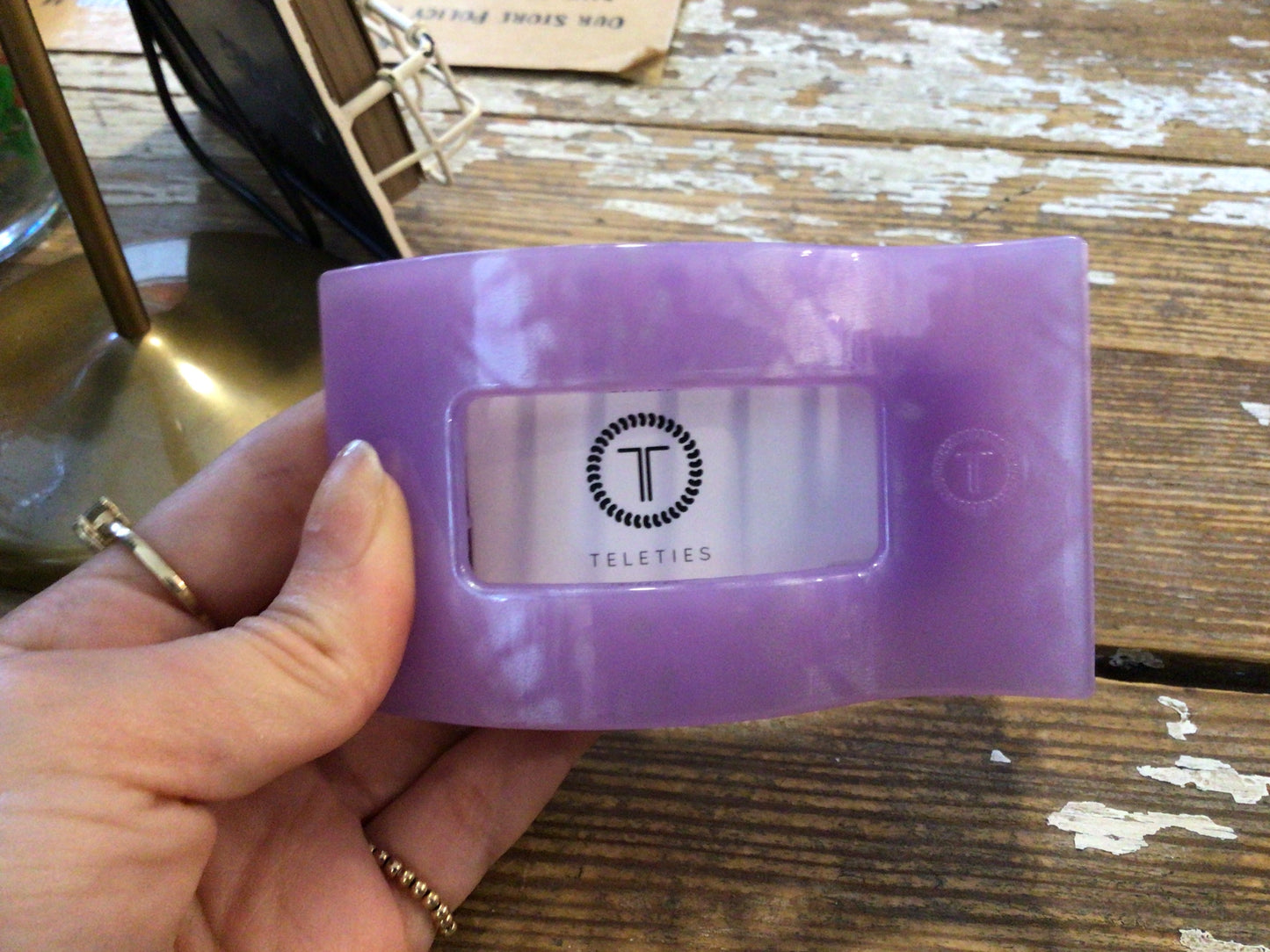 Teleties- Flat Rectangle Clip