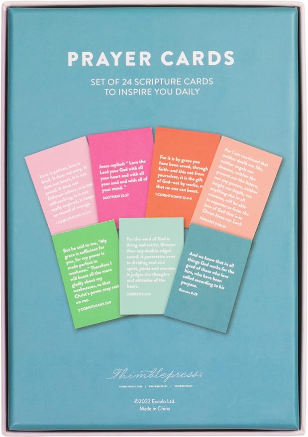 Stacked Prayer Cards