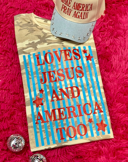 Loves Jesus And America