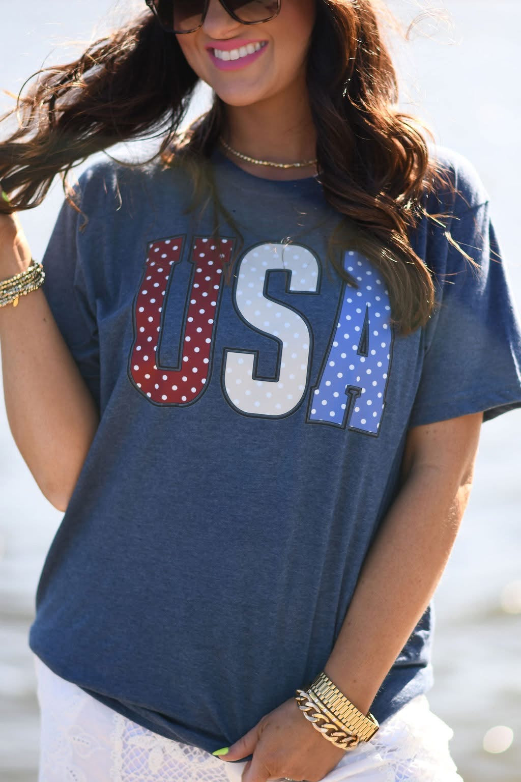 USA Polka Dot Tee