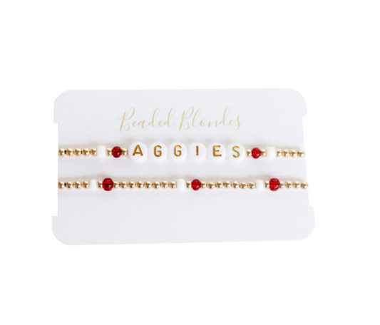 "Aggies" Gameday Bracelet Set