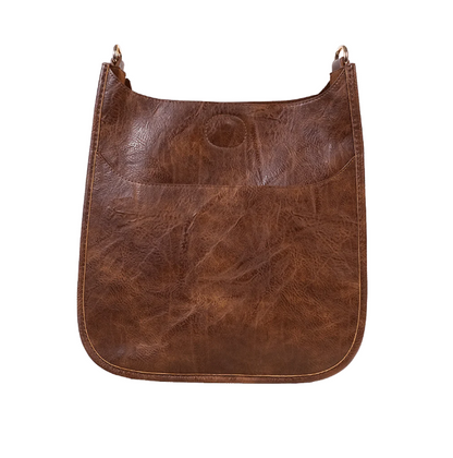 Classic Faux Leather Messenger