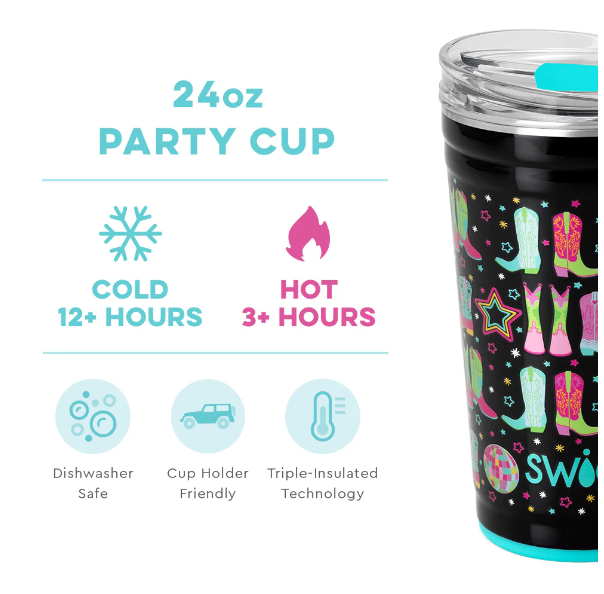 Disco Cowgirl 24 oz. Party Cup