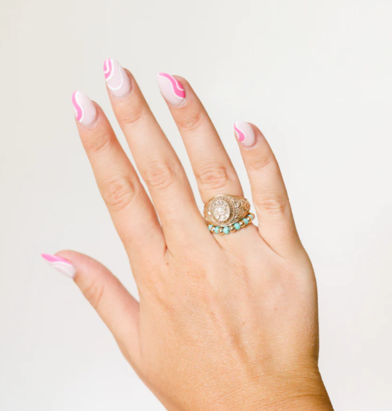 Turquoise Poppi Ring – The Canyon Chick