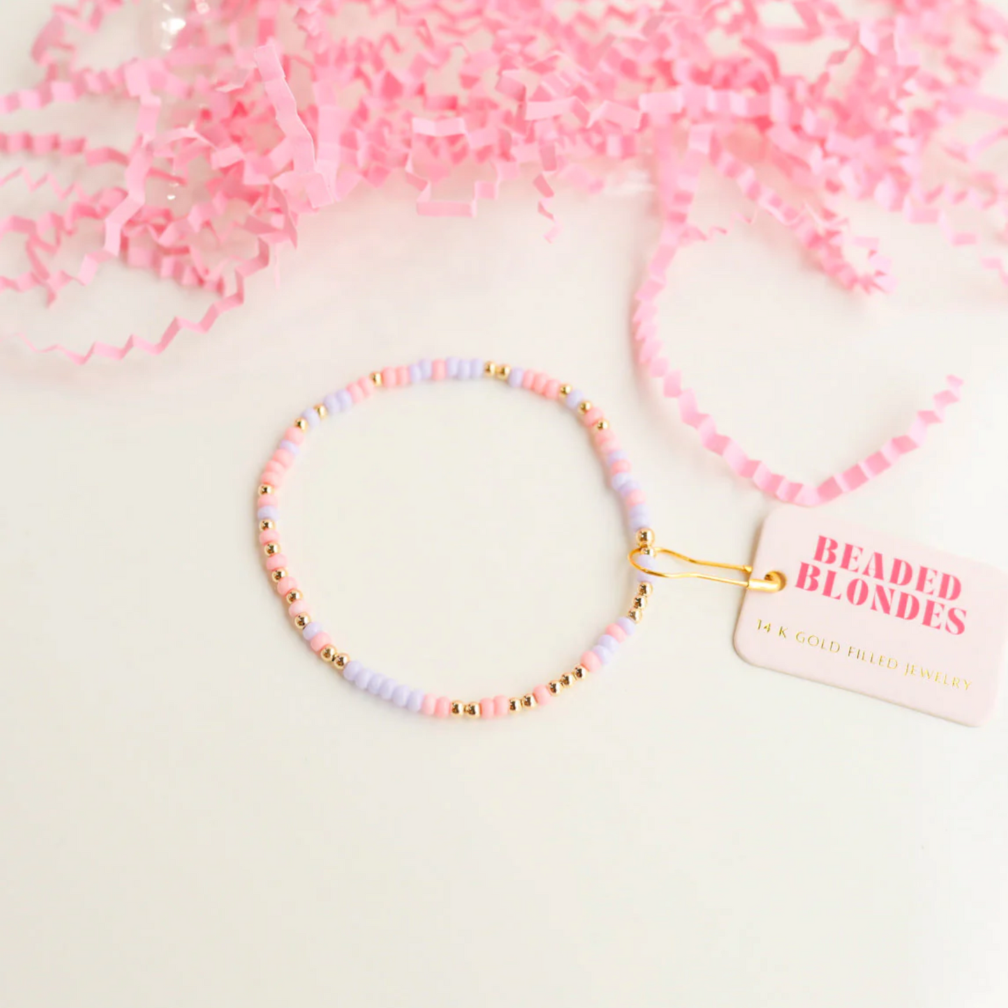 Pink & Purple Sprinkle Bracelet