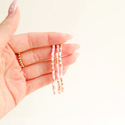 Pink & White Sprinkle Bracelet