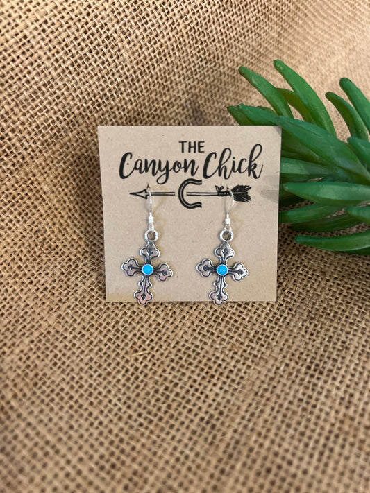 SS Cross + Turquoise