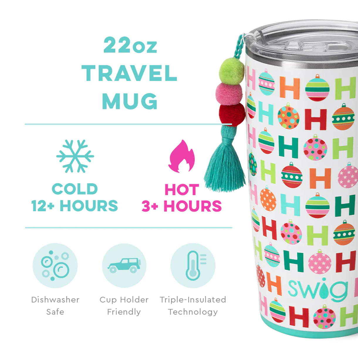 HoHoHo Travel Mug 22oz.