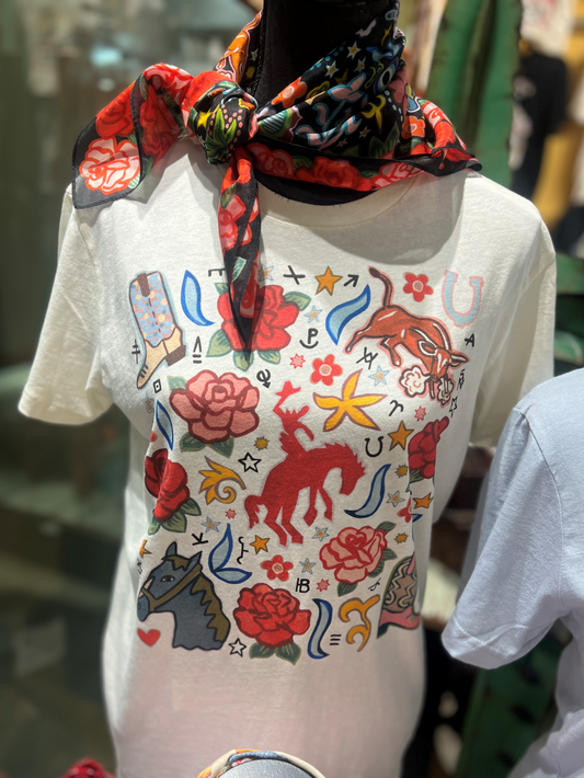 Western Rose Ranch Tee