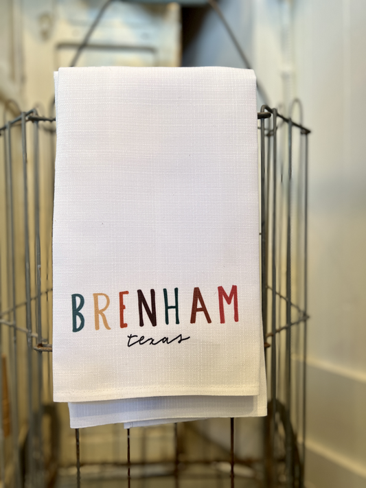 Brenham, Texas Towel