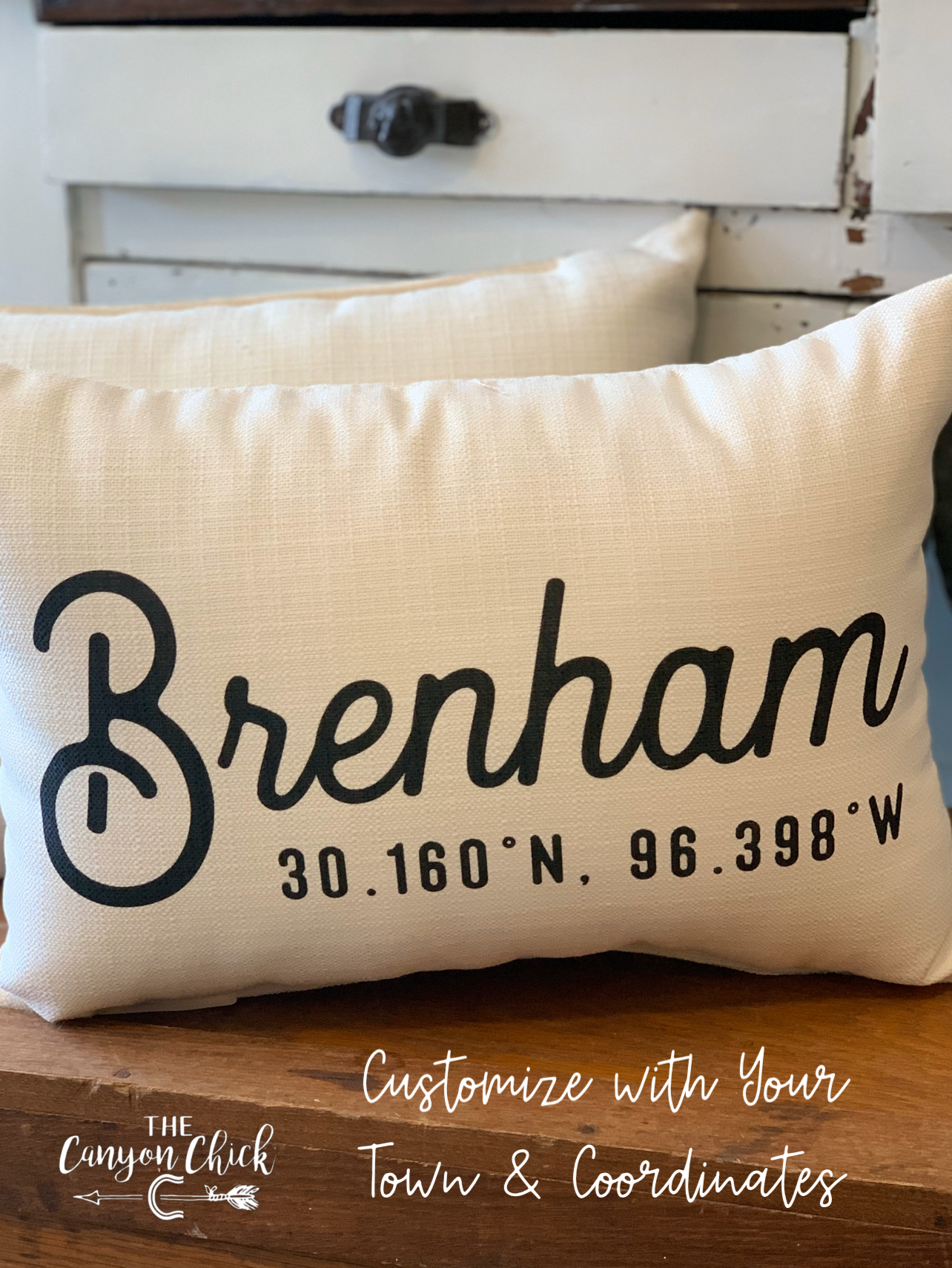 Coordinates Pillow - CUSTOM