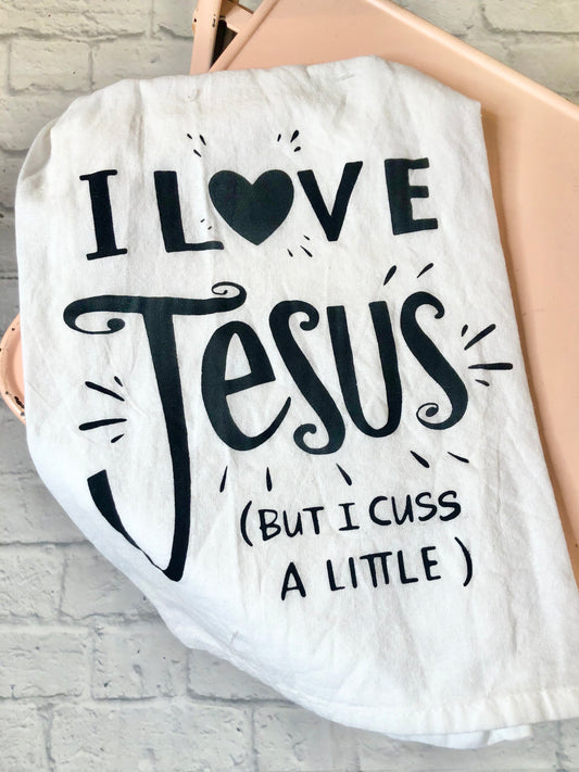 I Love Jesus Towel