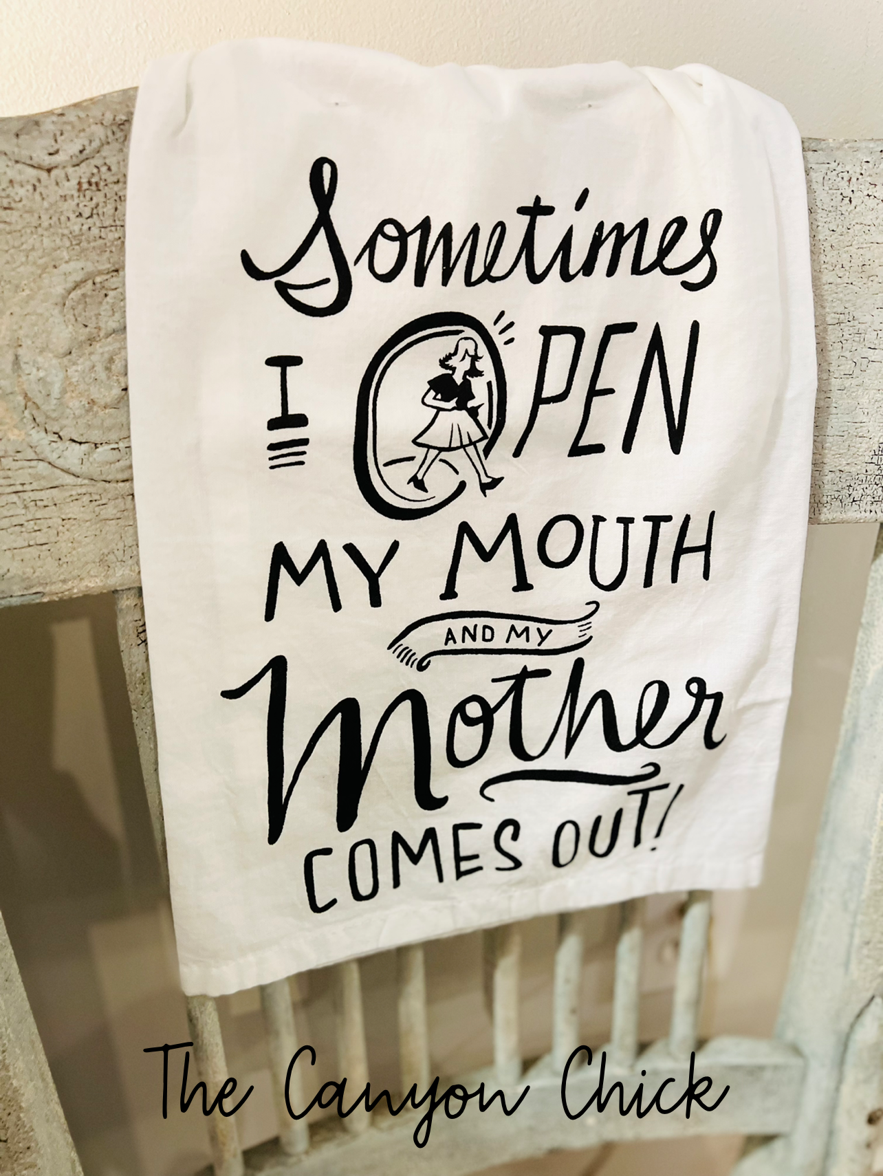 My Mother Dish Towel